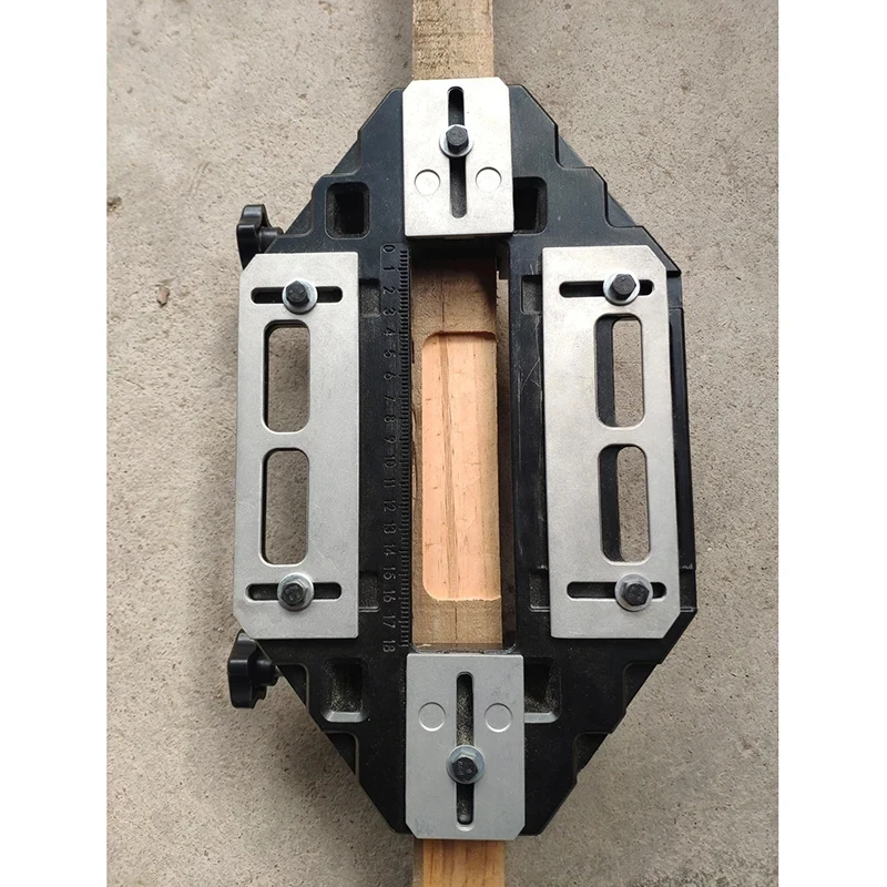 Door Hinge Jig,Woodworking Hole Opener Slotting Locator Aluminum Alloy Door Hinge Installation Kit for Door Lock Installation - Image 14
