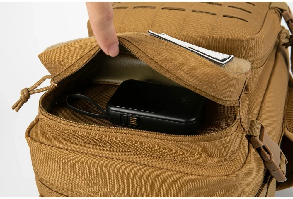 25L/45L Tactical Backpack for Men and Women Outdoor Survival Bug Out Bag Rucksack Hking with Bottle Holder - Image 37