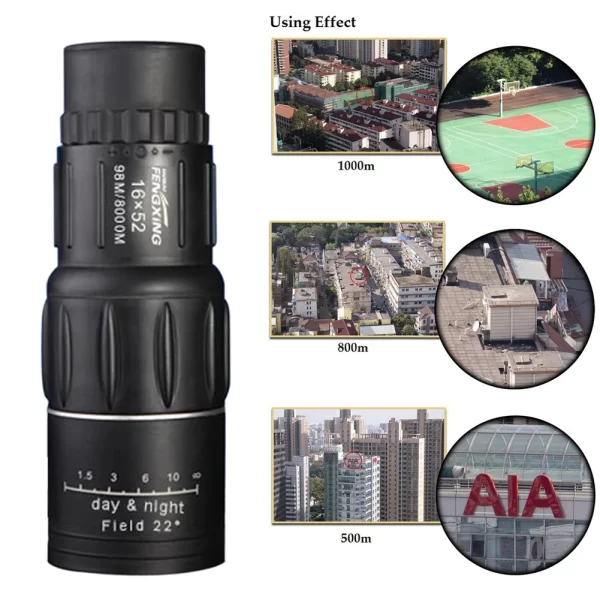16x52 Portable Monocular Telescope 66M/8000M Handheld Monocular HD Optical Telescope - Image 6