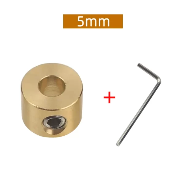 3-12mm Drill Bit Tools Brass Depth Stop Collars Ring Positioner Ring With Hex Wrench - Image 11