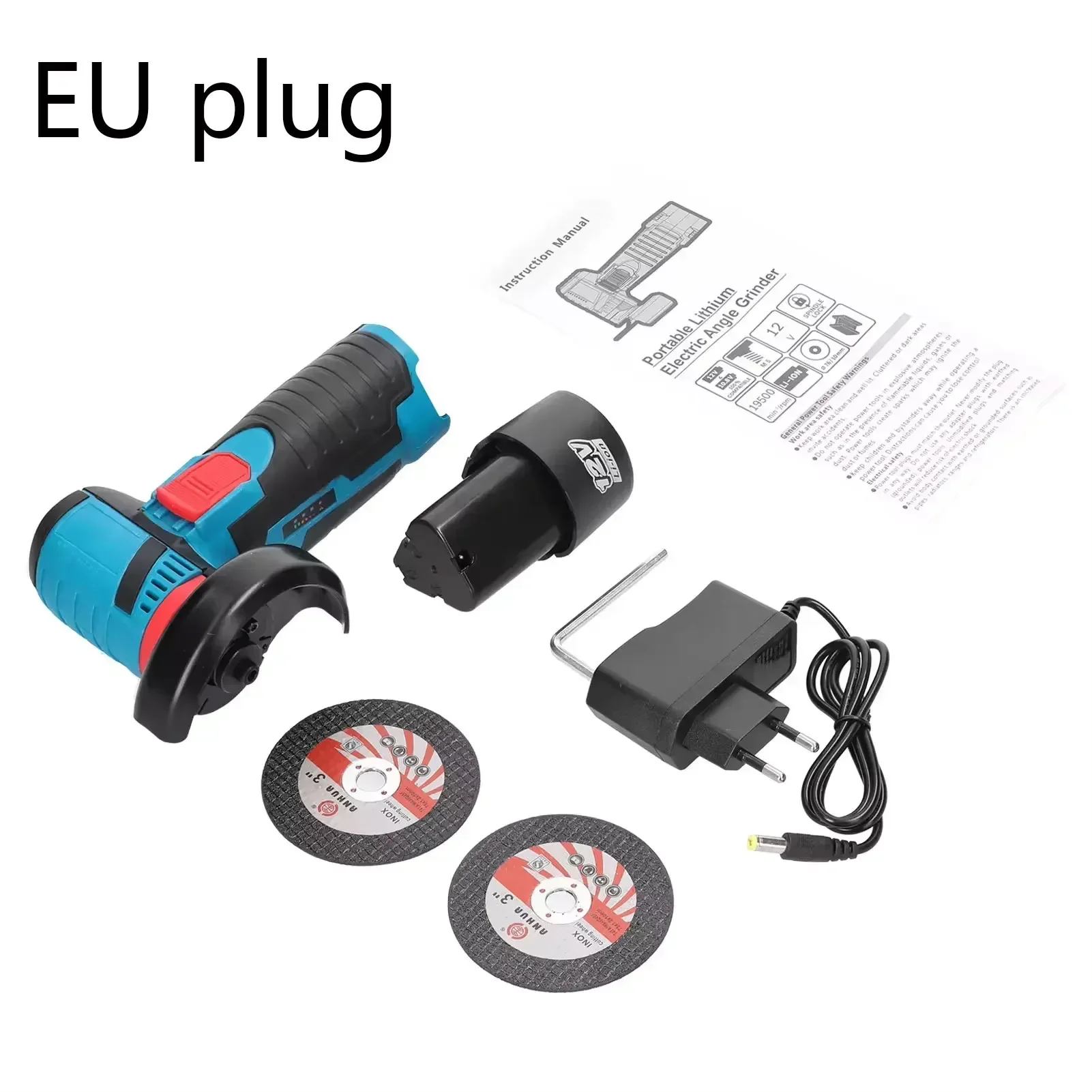 12V Cordless Electric Angle Grinder 19500rpm Lithium Battery Mini Polishing Grinding Machine Diamond Cutting Power Grinder - Image 28