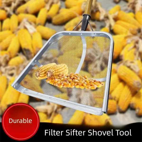 Essential Tool Metal Soil Sifting Mesh Heavy-Duty Easy Grip - Image 12