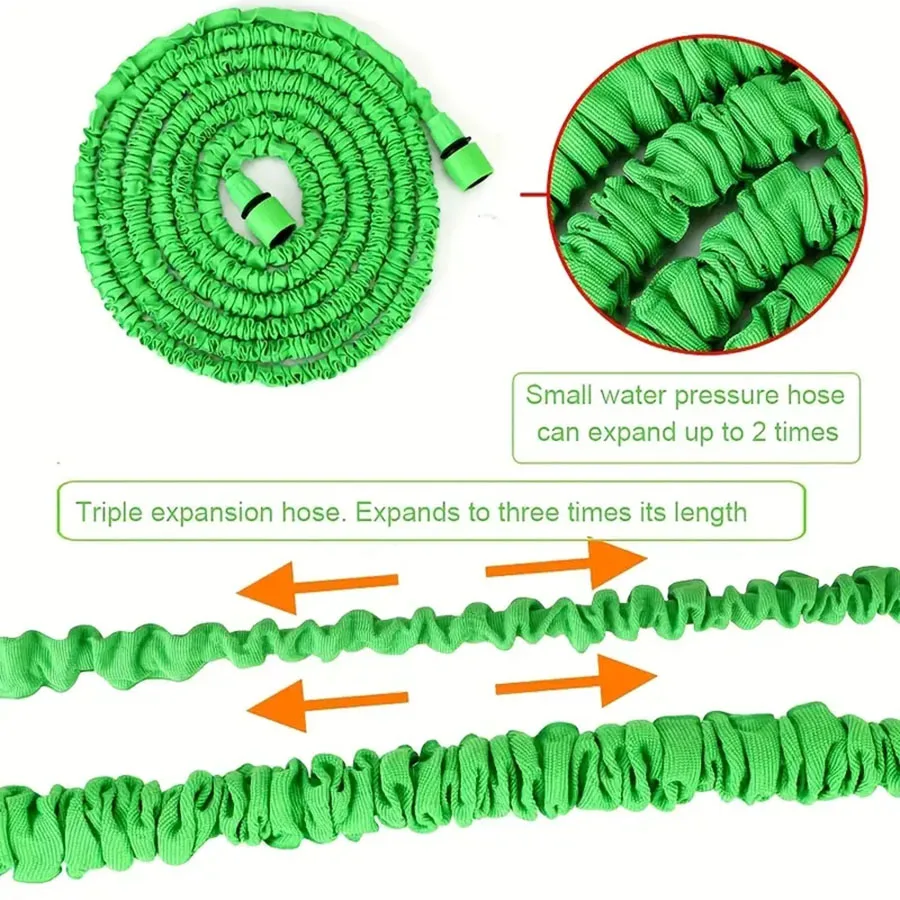 Retractable Magic Garden Hose High Pressure Car Wash Water Gun Watering Device - Image 21