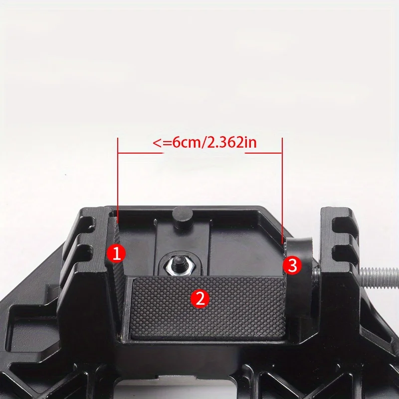 Door Hinge Jig,Woodworking Hole Opener Slotting Locator Aluminum Alloy Door Hinge Installation Kit for Door Lock Installation - Image 3