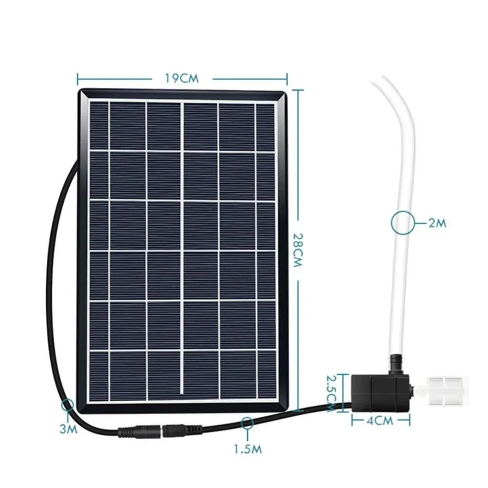 10W 9V Solar Powered Water-Pump Set with Filter 5V Circulating Fish Pond Filtrations Oxygen Submersible Pumps Solar Controllers - Image 14