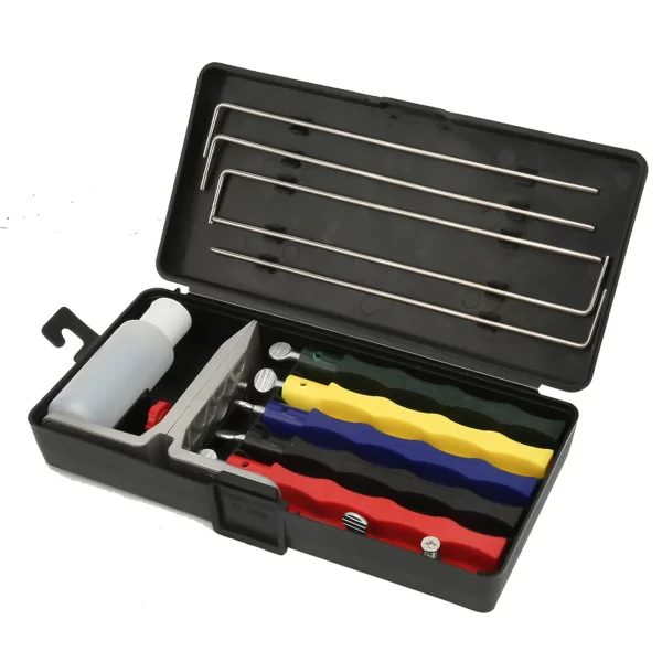 Grinder Sharpening Stone Set Professional Kitchen FiX angle Knife Sharpener System Kit - Image 4