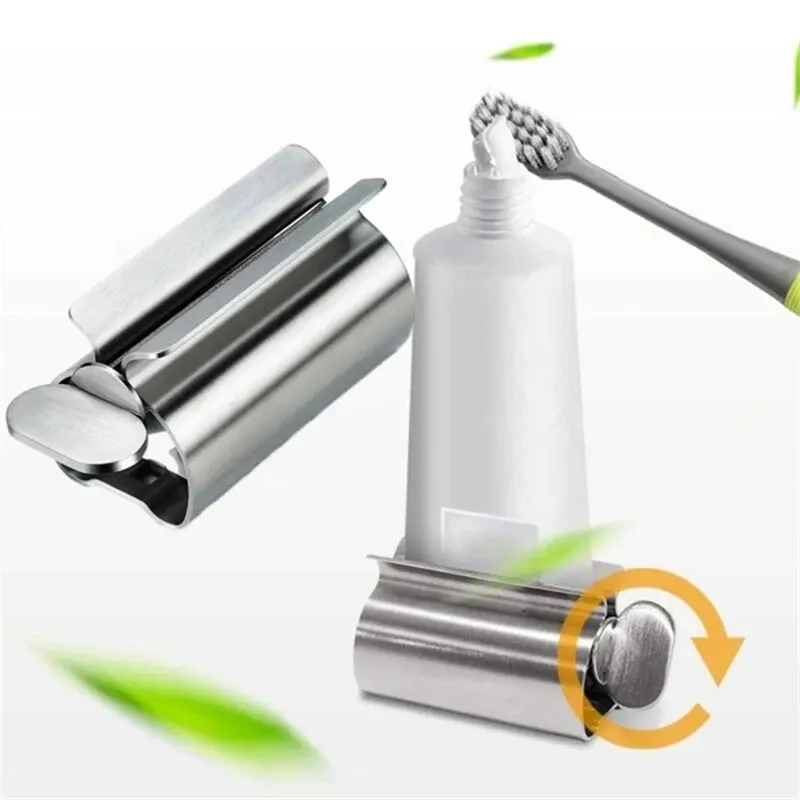 1pc Stainless Steel Wringer Roller Rotate Dispenser for Ointments Cosmetics Bathroom Accessories Toothpaste - Image 9