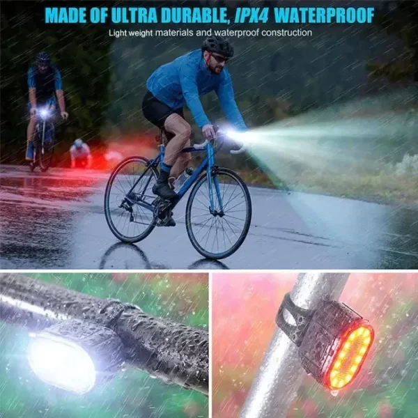 Ultra-bright Bicycle Lights Suitable For Night Riding, Rechargeable Multi-mode Waterproof Taillights, Bicycle Accessories - Image 8