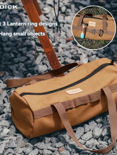 Outdoor Picnic Carrying Case Camping Bag Cutlery Pouch Larg Capacity Tableware Handbag