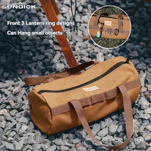 Outdoor Picnic Carrying Case Camping Bag Cutlery Pouch Larg Capacity Tableware Handbag