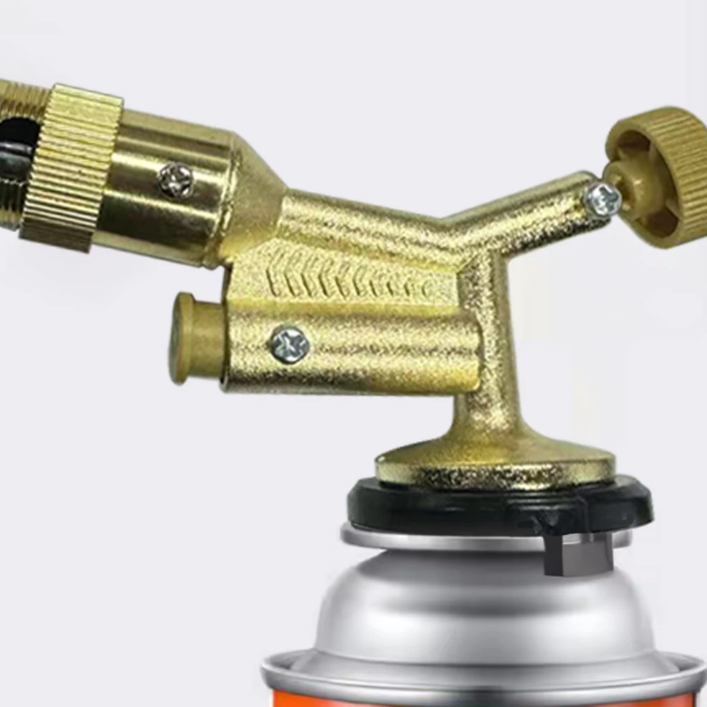 High Temperature Brass Copper Welding Torch Gas Burner Flame Gun for Brazing Solder Propane Plumbing - Image 5