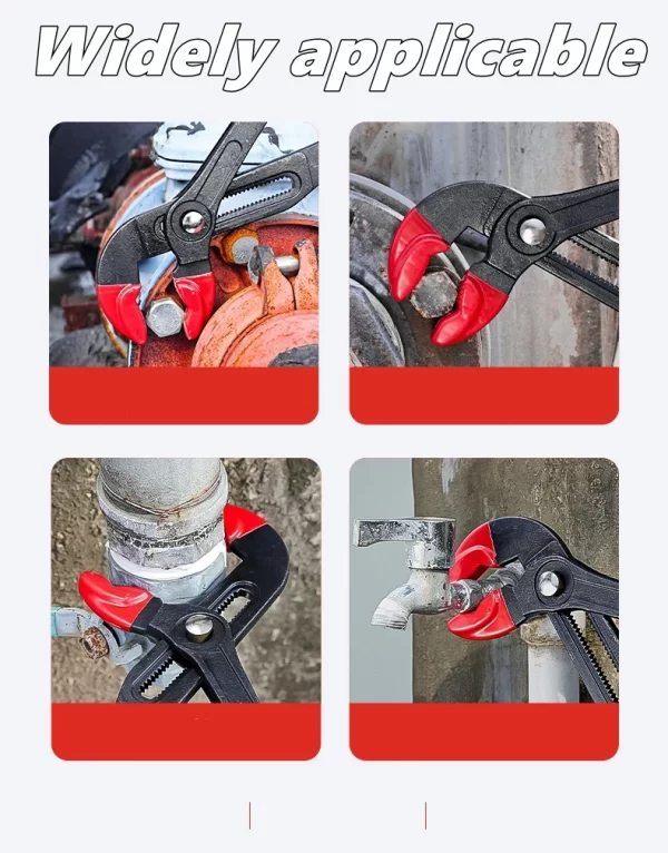 7/10/12 inch multifunctional water pump tongs, universal wrenches with large openings quickly adjusted, - Image 6