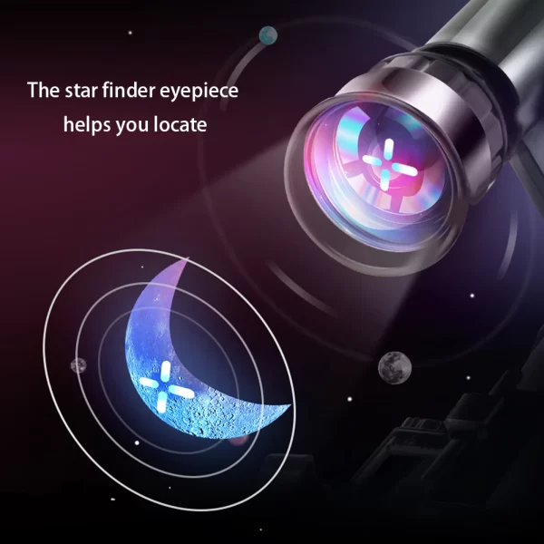 Professional Astronomical Telescope for Space Monocular with 3pcs Eyepiece Powerful Binoculars for Star Observation - Image 4