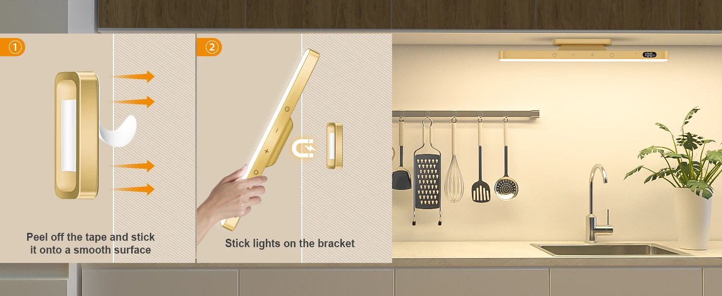 WILLED Touch Table Lamp Magnetic Desk Lamp Bulit-in 2500mAh Battery Rechargeable - Image 15