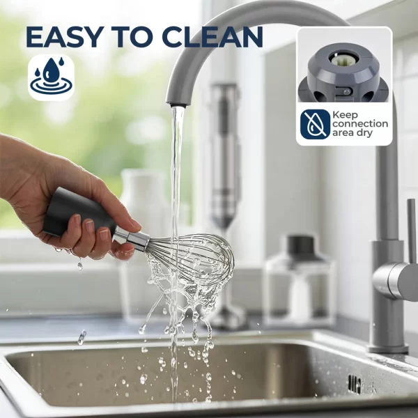 ROUNY 4-in-1 Hand Immersion Blender 1000W Powerful, Stainless Steel Stick Food Mixer - Image 12