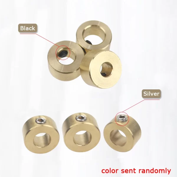 3-12mm Drill Bit Tools Brass Depth Stop Collars Ring Positioner Ring With Hex Wrench - Image 4