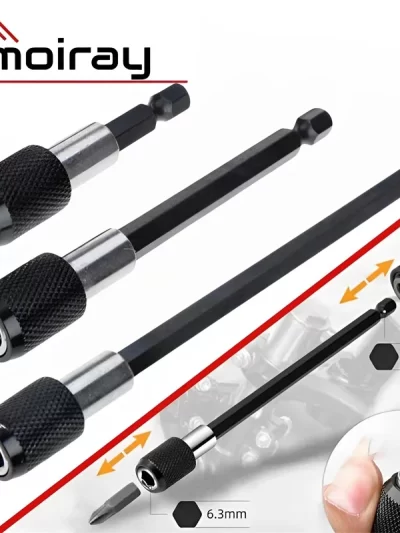 1/4 Inch Hex Shank Quick Release Electric Drill Magnetic Screwdriver Bit Adjustable Extension Holder