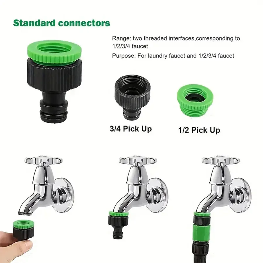 Retractable Magic Garden Hose High Pressure Car Wash Water Gun Watering Device - Image 23