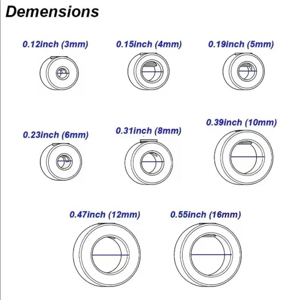Steel Drill Stop Collar Kit - Metric Adjustable Depth Limiter Rings - Image 6