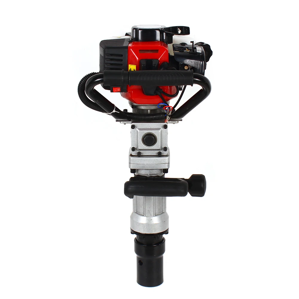 900W Gas Powered Fence Post Driver – Two-Stroke Engine, Adjustable Sockets, Large Fuel Tank, and Anti-Vibration Design - Image 3