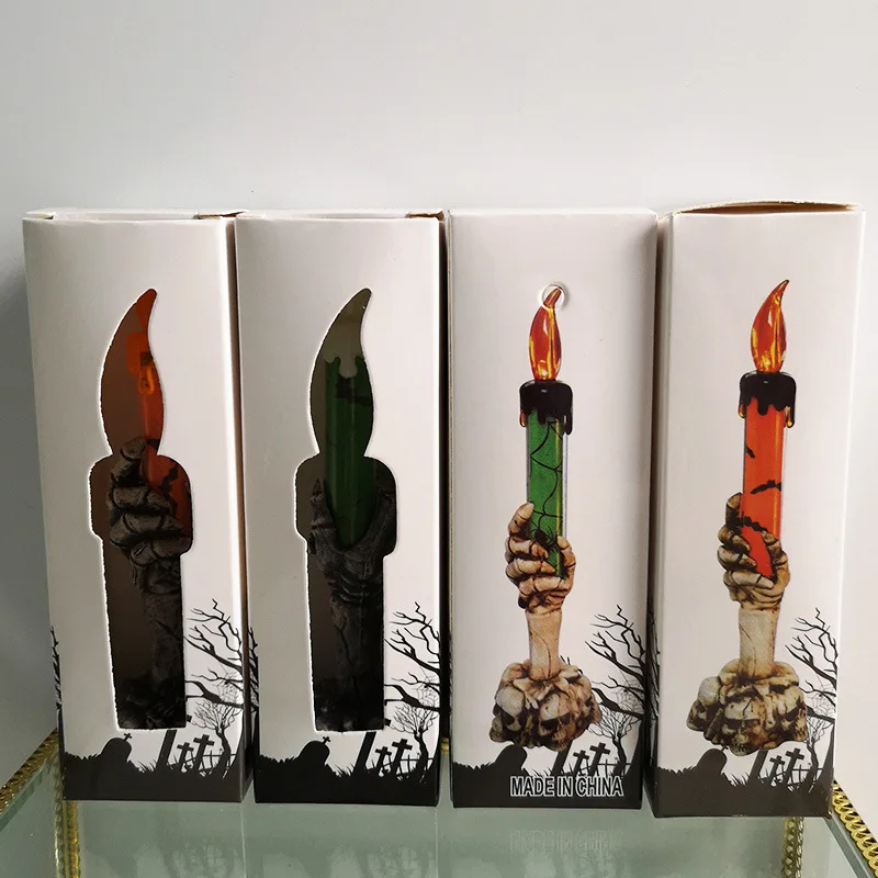 Halloween Skeletons Ghost Party Candles Pumpkin Party Happy Halloween - Image 6
