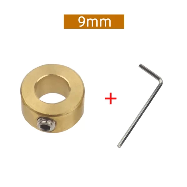3-12mm Drill Bit Tools Brass Depth Stop Collars Ring Positioner Ring With Hex Wrench - Image 19