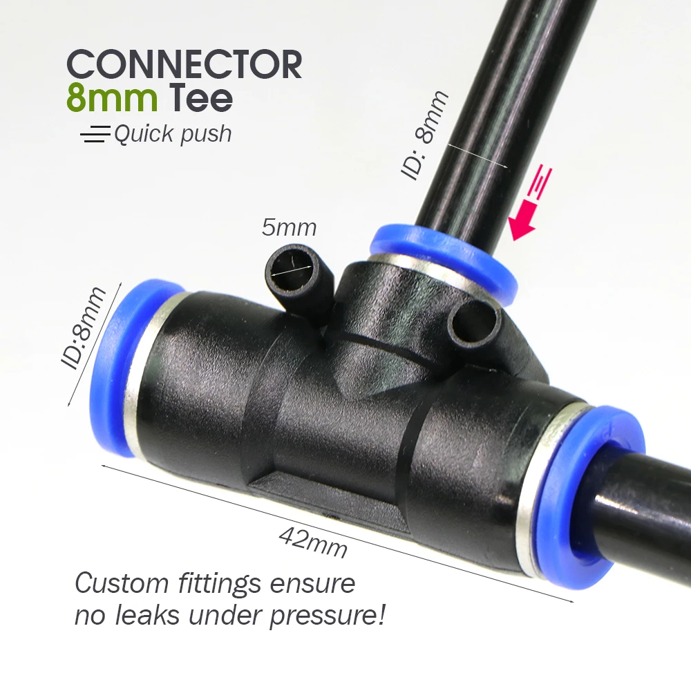 30M-5M DIY Free Bending Universal Sprayer Kit 8mm Hose Patio Misting Cooling System for Garden Plant Fogging - Image 2