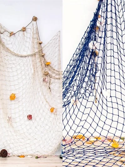 Fishing Net Wall Hangings Ornament Studio Prop Room Home Decoration