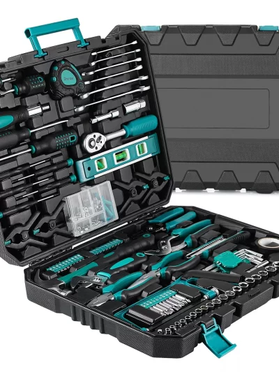 Home Repair Tool Kit - 198 Piece General Home/Auto Repair Tool Set, General Mechanic Tool Set