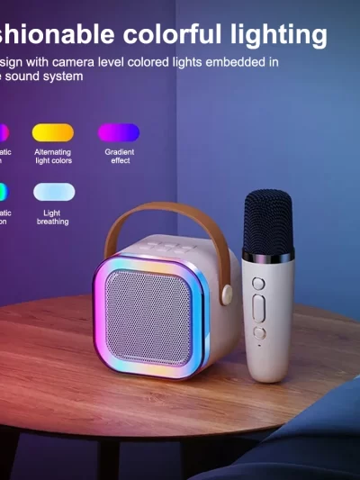 Professional Singing Bluetooth $peaker ColumnSpeaker High-end Ktv Karaoke Microphone Bluetooth Audio Wireless Mic