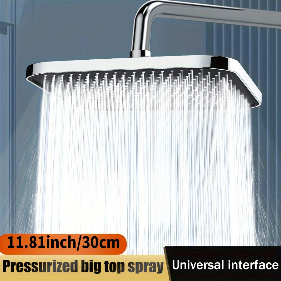 New 30cm Large Size High Pressure Overhead Rain Shower Head Large Flow Booster Rain Shower Head 360° - Image 16