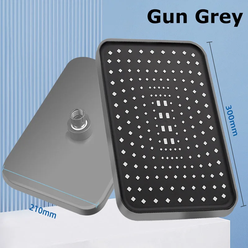 New 30cm Large Size High Pressure Overhead Rain Shower Head Large Flow Booster Rain Shower Head 360° - Image 14