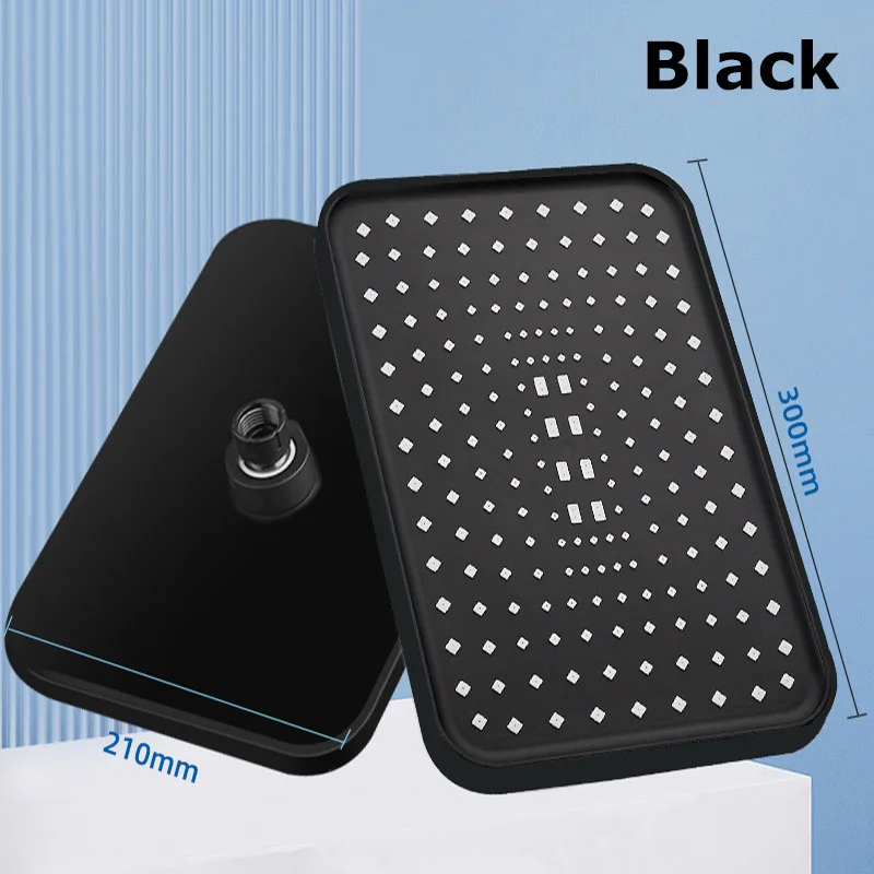 New 30cm Large Size High Pressure Overhead Rain Shower Head Large Flow Booster Rain Shower Head 360° - Image 23