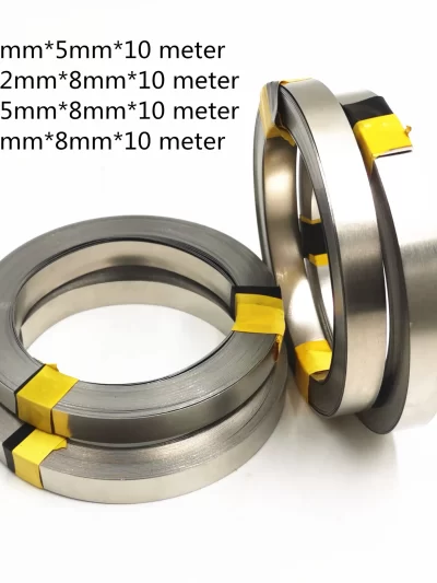 1 Roll 10m 18650 Li-ion Battery Nickel Sheet Plate Nickel Plated Steel Belt Strip Connector Spot Welding Machine Battery Welders