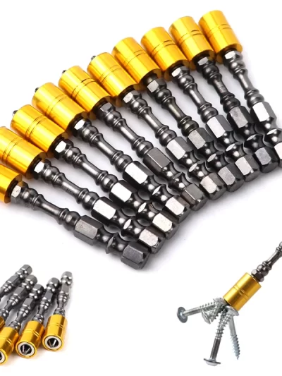 Strong Magnetic Screwdriver Bit Set 65mm Phillips Electronic Screwdriver Bits For Plasterboard Drywall Screw Driver