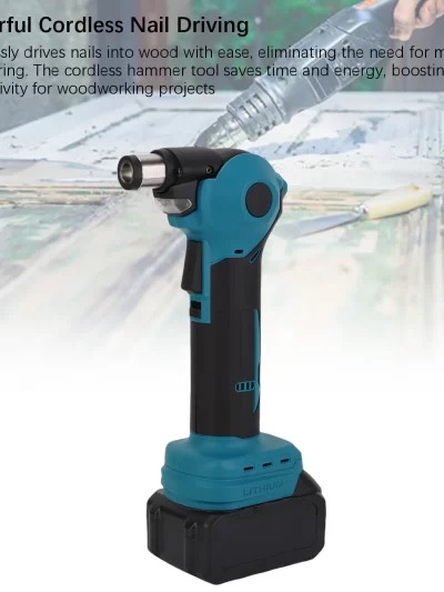Cordless Nail Hammer Battery Powered Brushless Electric Beam Framing Nailer Kit for Woodworking Projects