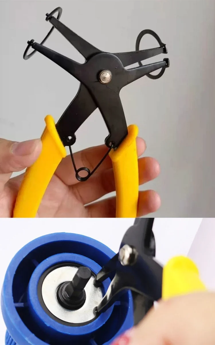 Circlip Pliers 2 in 1 Internal and External Dual Purpose Pliers External Spring Pliers - Image 14