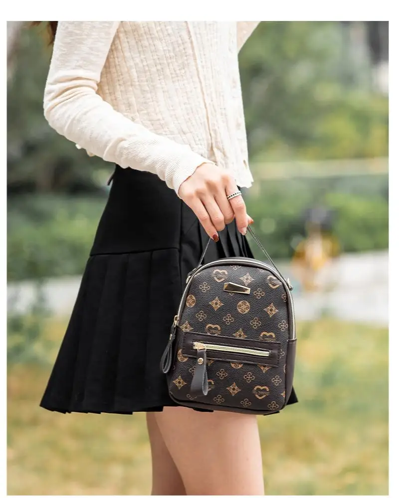 Flower backpack 2022 ladies bag fashion backpack women's - Image 19
