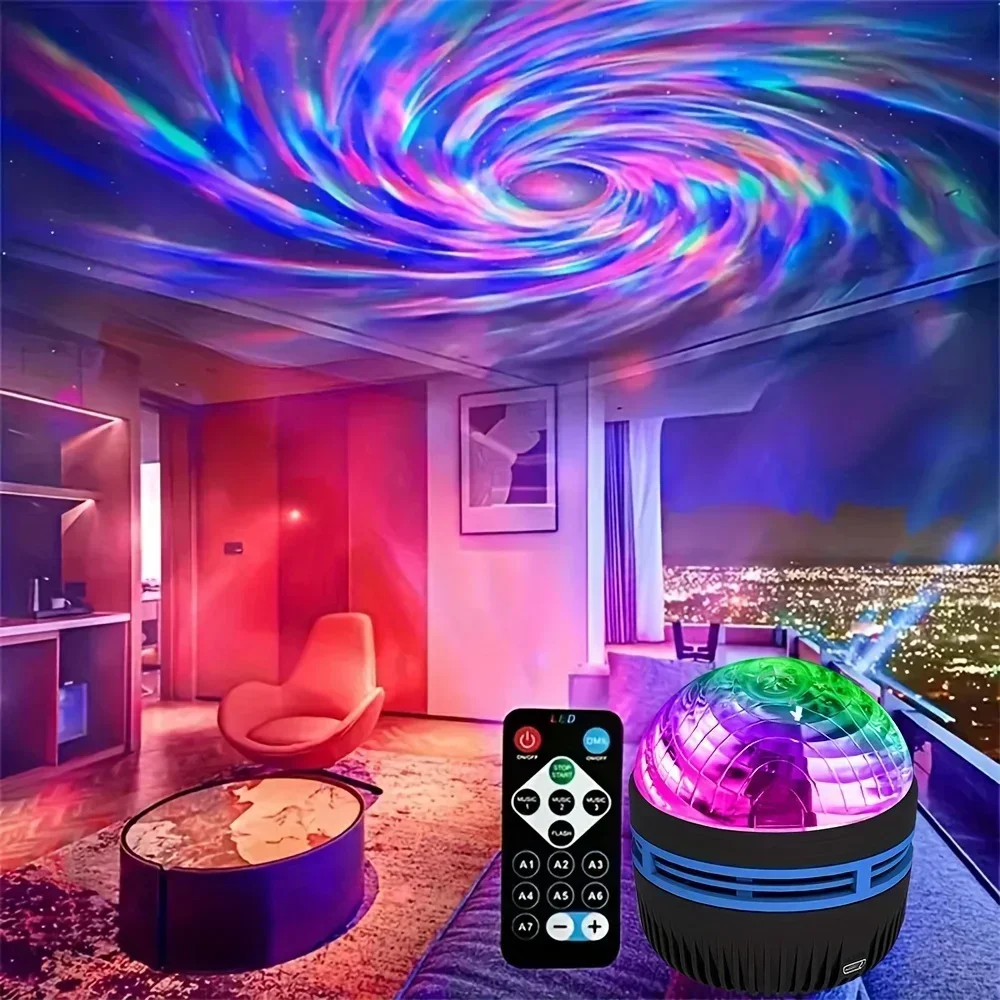 LED Galaxy Projector Light Multi-color Remote Control for Bedroom Decoration - Image 30