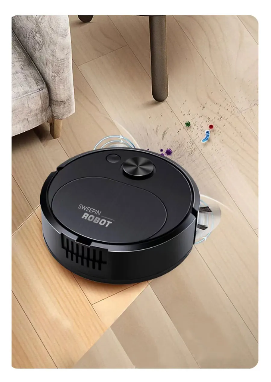 NEW USB Sweeping Robot Vacuum Cleaner Mopping 3 In 1 Smart Wireless 1500Pa Dragging Cleaning Sweep Floor - Image 14