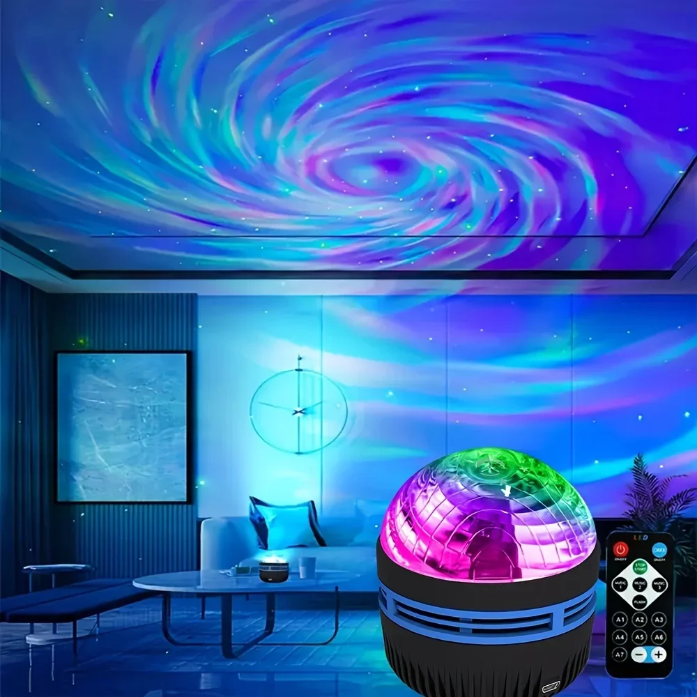 LED Galaxy Projector Light Multi-color Remote Control for Bedroom Decoration - Image 7