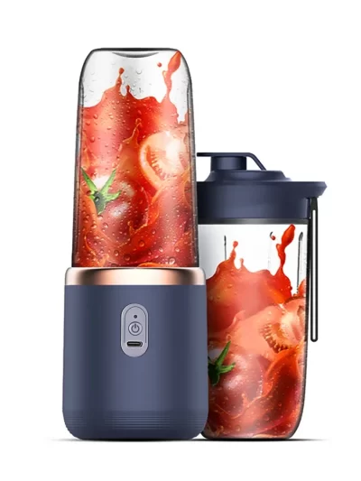 6 Blades Electric Juicer Cup 2 Cups For Travel Portable Juicer Mixer Usb Charge