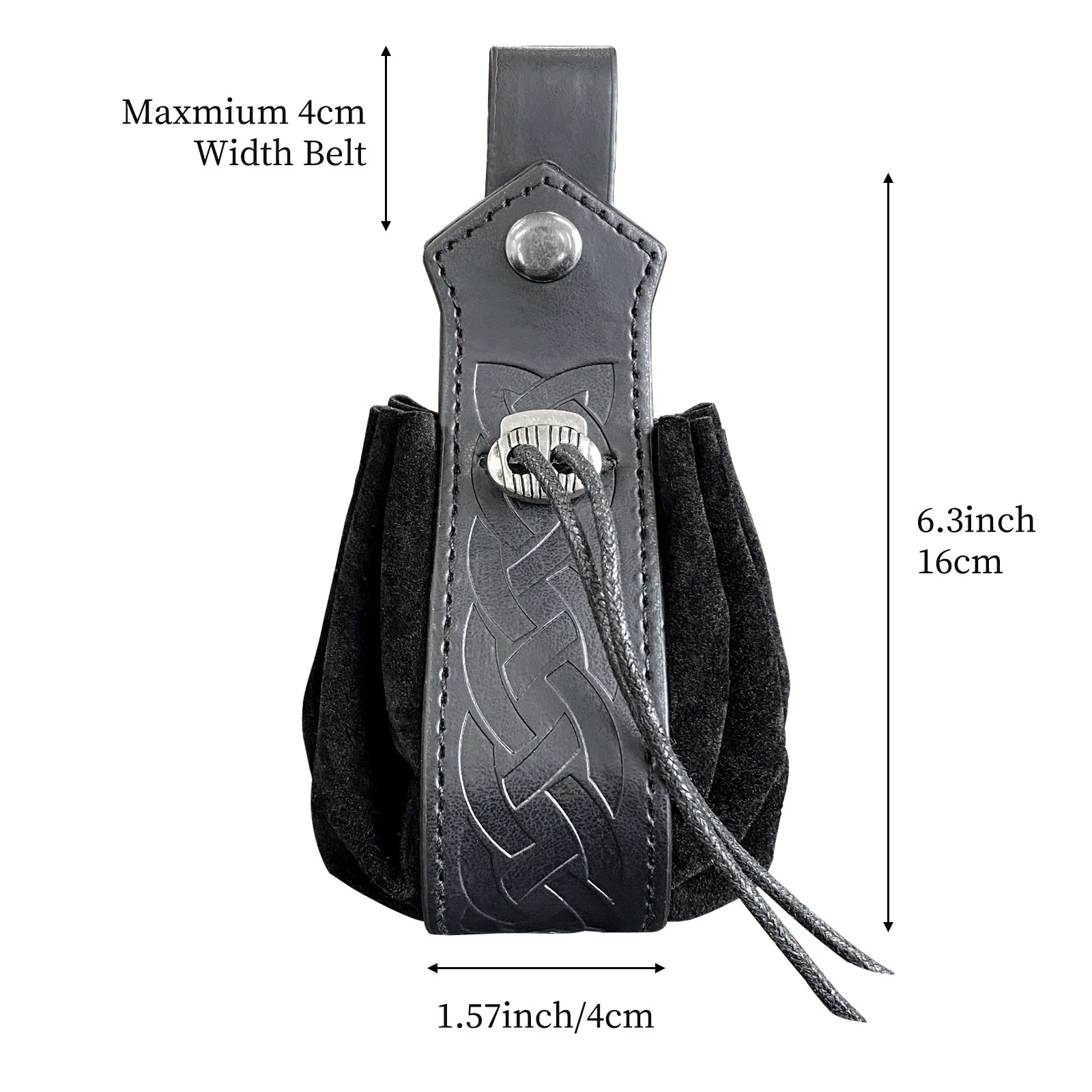 Viking-style Medieval Pouch That Can Be Hung On a Belt - Image 6