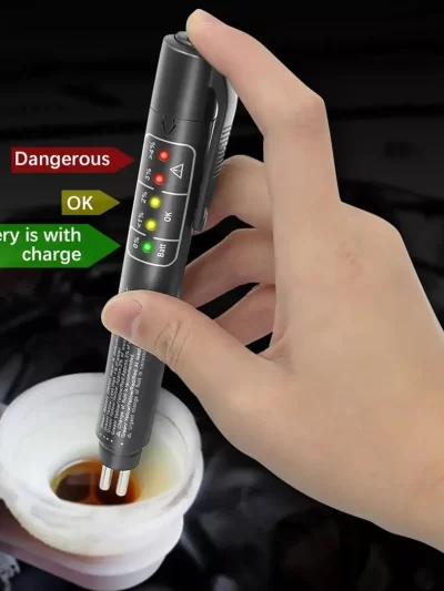 Universal Brake Fluid Tester Accurate Oil Quality Diagnostic Tools LED Indicator Liquid Testing Pen Automotive Brake Oil tester