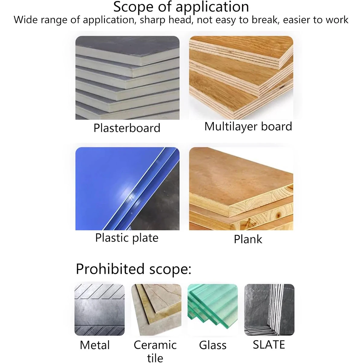 Adjustable Round Hole Saw Tool, Adjustable Hole Saw Diameter 45mm-130mm Woodworking - Image 4