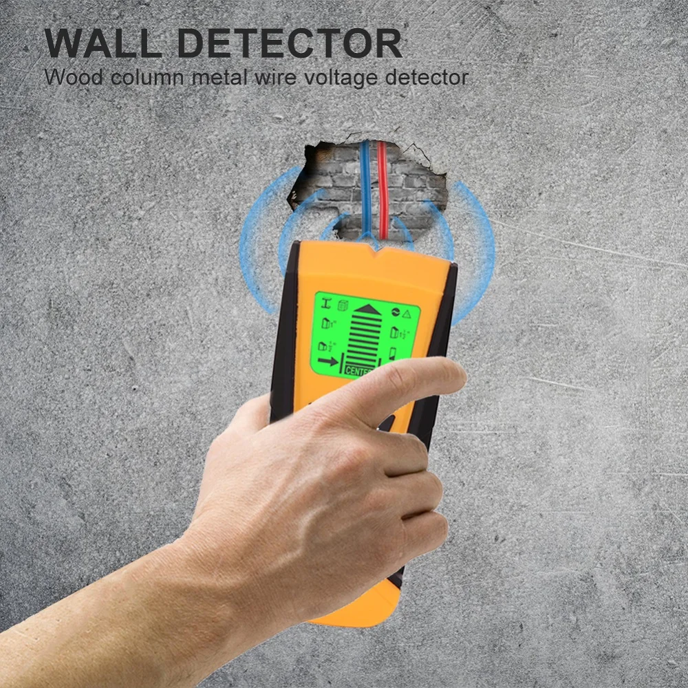 3 In 1 Metal Detector Find Metal Wood Studs AC Voltage Live Wire Detect Wall Scanner Electric Box Finder - Image 15