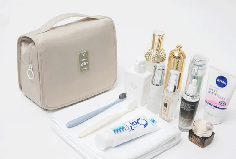 High Quality Travel Makeup Bag Waterproof Toiletries Organizer - Image 16