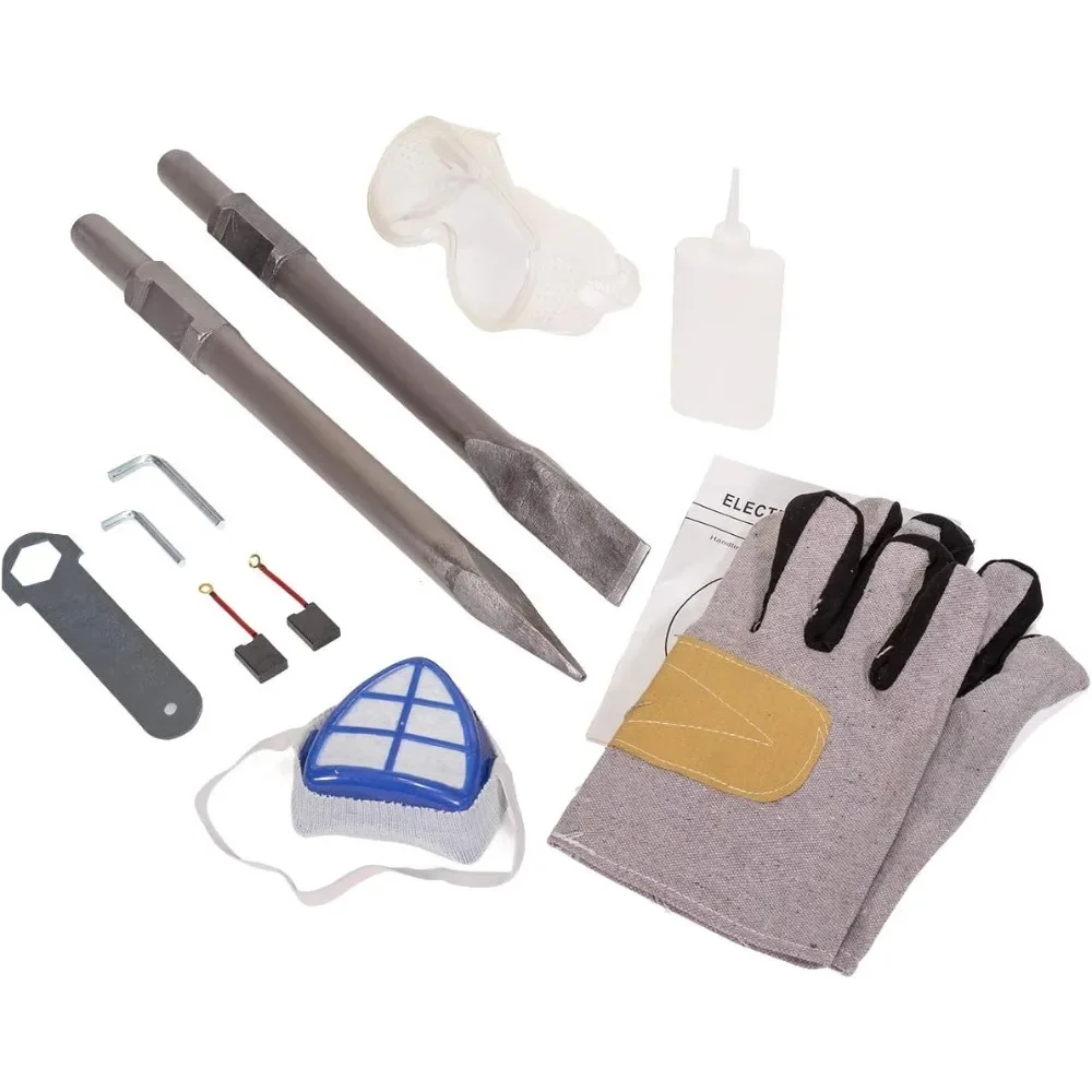 HOME-3600W Electric Demolition Jack Hammer Point Chisel Bits Construction Concrete Breaker Punch Drill - Image 6