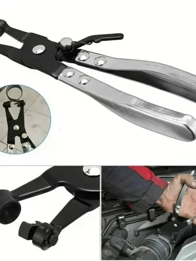 Car Water Pipe Hose Clip Pliers Clamp Swivel Drive Jaw Locking Tool Removal And Installation Of Ring-Type Flat-Band Hose Clamps