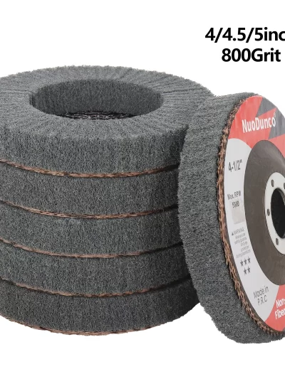 SIFANG 4/4.5/5 Inch 1PC Nylon Fiber Flap Polishing Wheel Disc 600 Grit For Angle Grinder